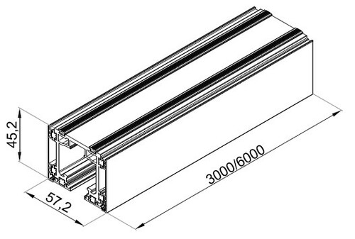 Profil jezdny MAGIC z maskownicami bocznymi 3