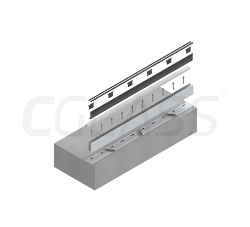 Profil odwadniający do balustrady 4