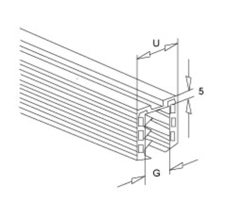 Uszczelka do poręczy NPC-3730 oraz fi42,4mm 3