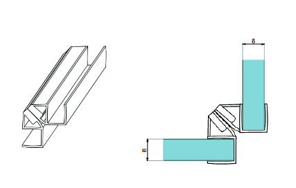 Uszczelka magnetyczna 180° 2