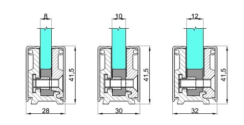 Zaślepka listwy CLM-41 3