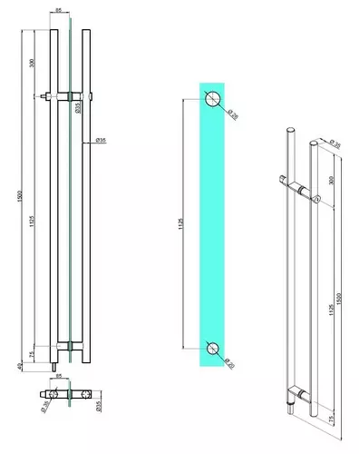 Pochwyt z zamkiem do drzwi 4