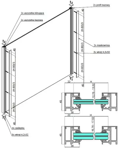 Profile do portfenetrów 5