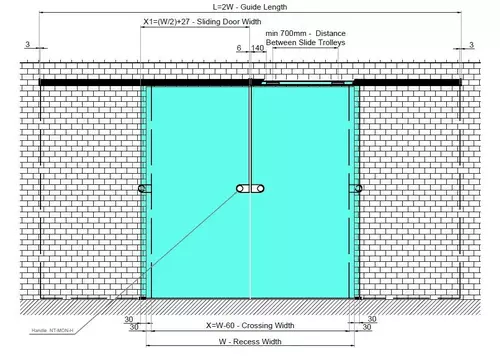 Wyposażenie MONACO SINGLE dla pojedynczych drzwi 9