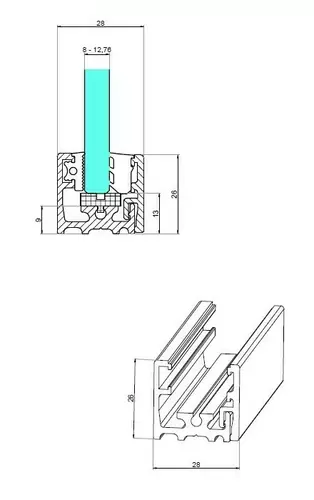 Listwa montażowa rozpinana 3