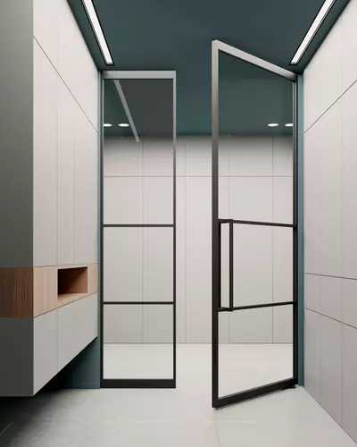 Bottom spacer profile 12 mm for fixed panel 6