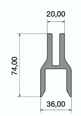 Mocowanie typ H słupka do marki z ociepleniem balkonu 2