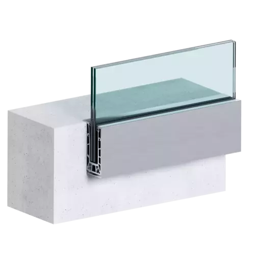 Profil balustradowy - montaż do boku 2