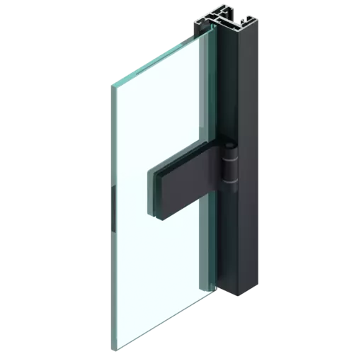 Poziomy zawias do ościeżnicy aluminiowej OFC 4