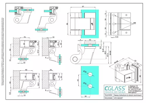 Zawiasy hydrauliczne 3