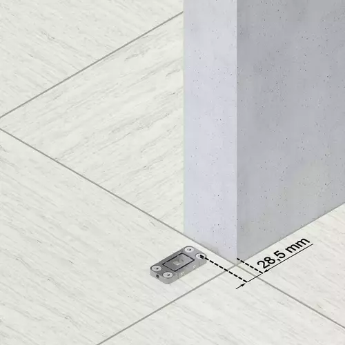 Samozamykacz w okuciu do drzwi 6