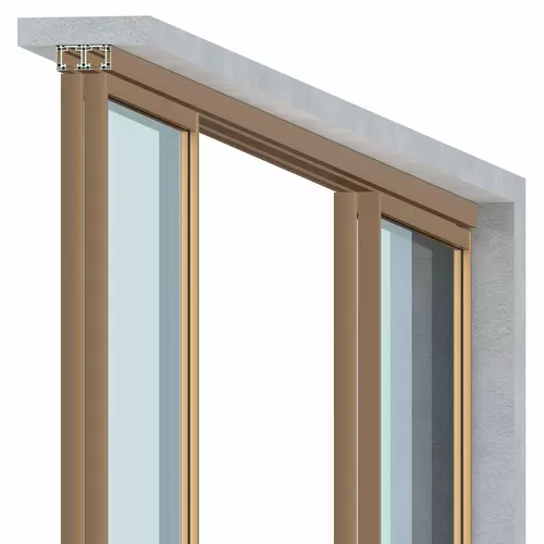 Set - 4 sliding doors - sliding sideways (2 tracks) 5