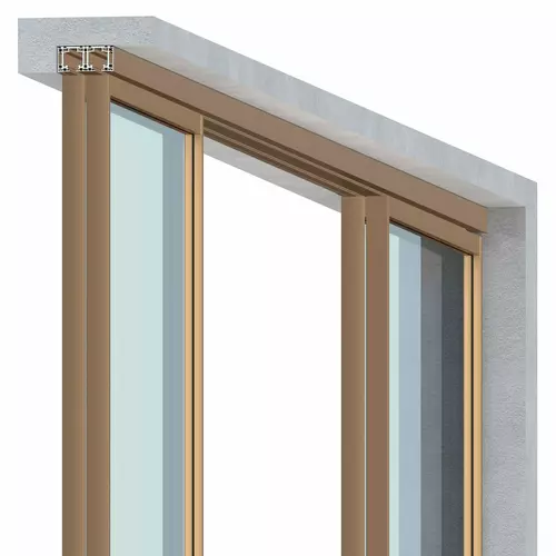 Set - 4 sliding doors - sliding sideways (2 tracks) 7