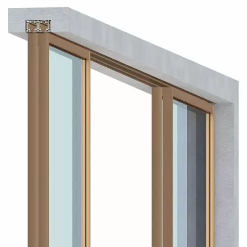 Set - 4 sliding doors - sliding sideways (2 tracks) 9