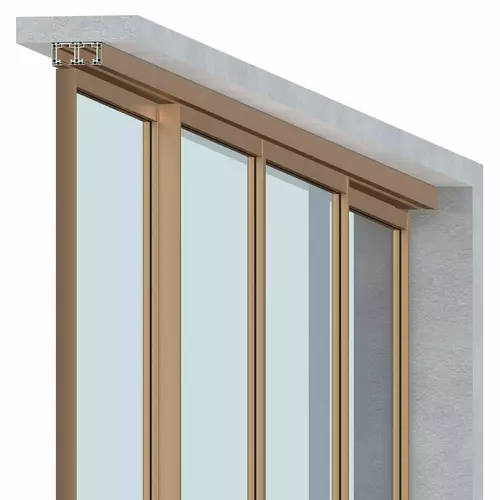Set - 4 sliding doors - sliding sideways (2 tracks) 10