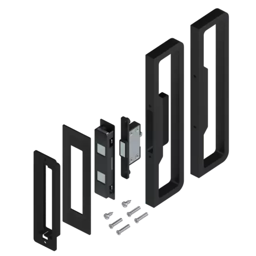 MAGIC magnetic lock for sliding doors + striker + handle 8