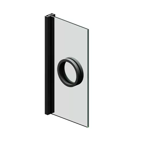 Pochwyt do drzwi przesuwnych fi 110 mm, przyklejany 5