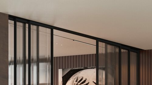Set - 6 sliding doors - sliding sideways (3 tracks) 10