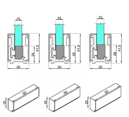 Mounting profile CLM-41 4