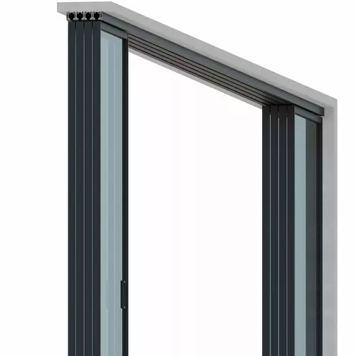 Set - 8 sliding doors - sliding sideways (4 tracks) 9