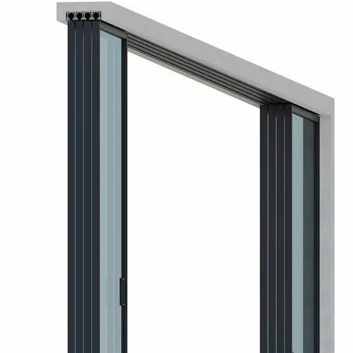 Set - 8 sliding doors - sliding sideways (4 tracks) 6