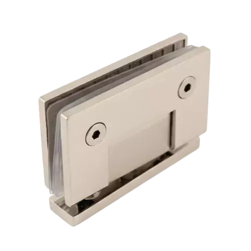 Floor-to-glass swing hinge 90° 2