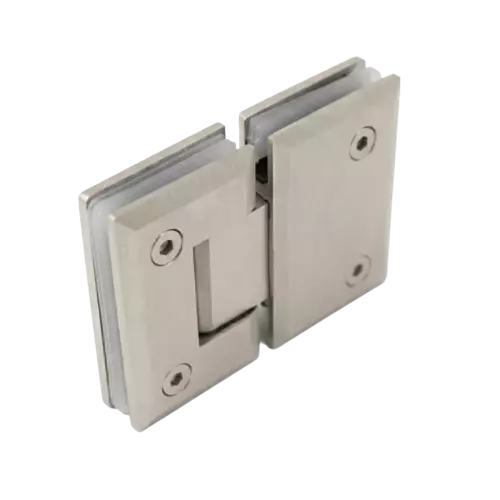 Glass-to-glass swing hinge 180° 2