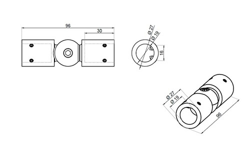 Adjustable mounting bar-bar 3