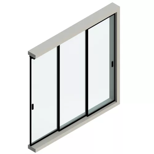 Zestaw 3 drzwi przesuwne