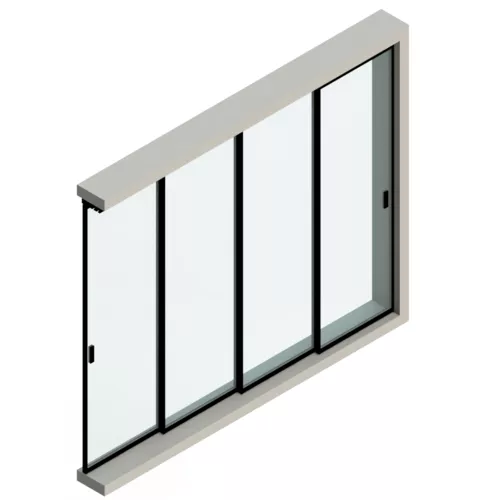 Zestaw 4 drzwi przesuwne