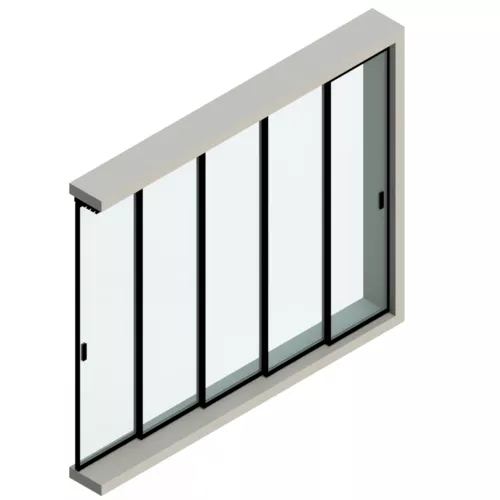 Zestaw 5 drzwi przesuwne