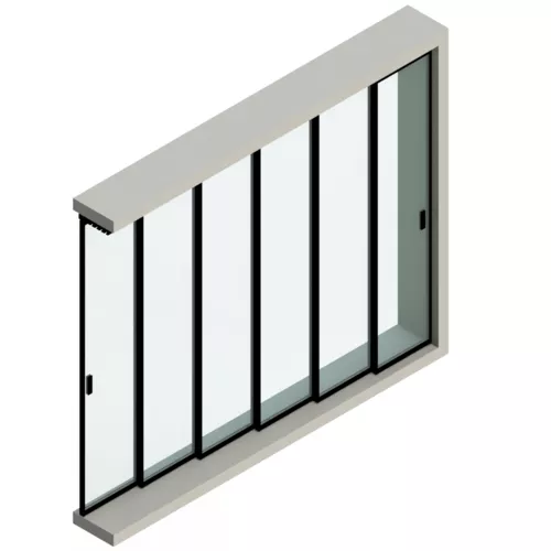 Zestaw 6 drzwi przesuwne