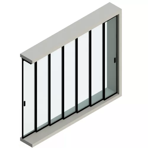 Zestaw 7 drzwi przesuwne