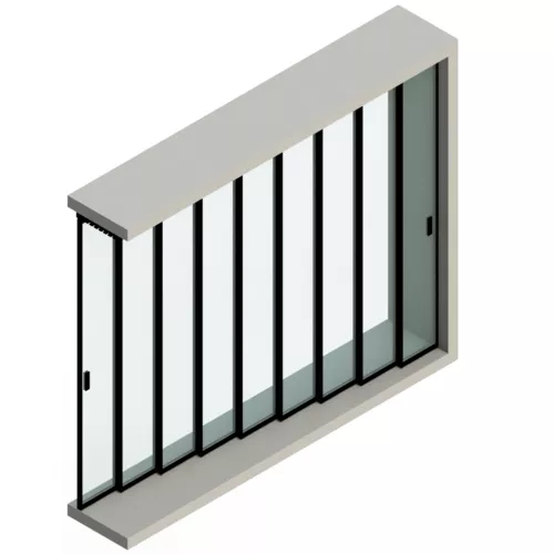 Zestaw 9 drzwi przesuwne