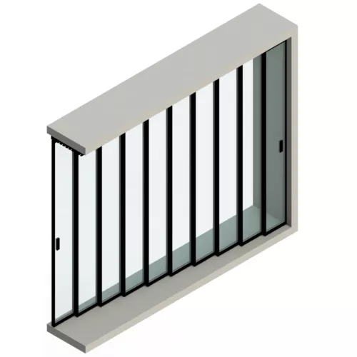 Zestaw 10 drzwi przesuwne