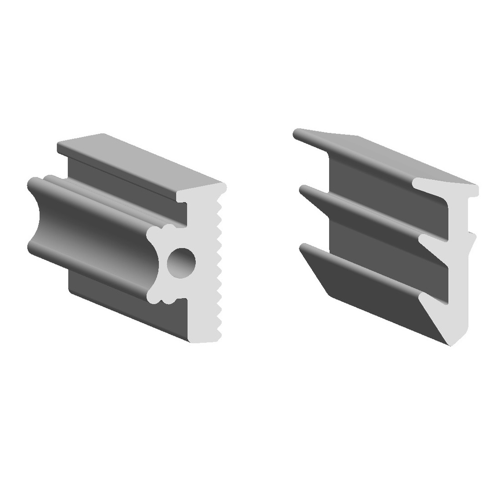 Zestaw uszczelek do szkła 12 mm - CLM-2628 1