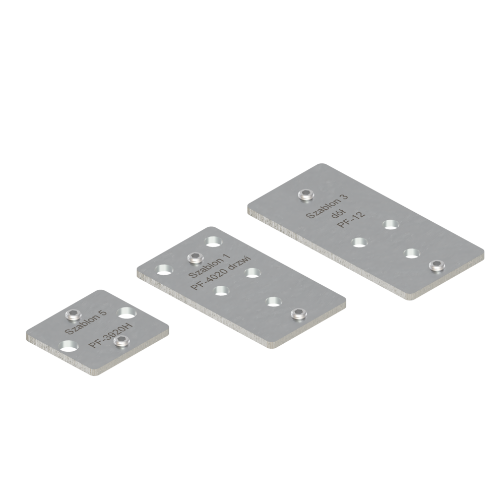 Zestaw szablonów do wiercenia, frezowania profili MONACO FRAME 1