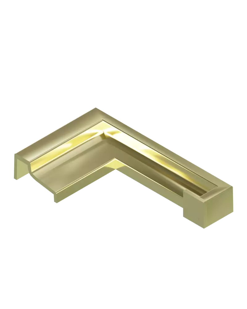 90° left threshold connector (threshold to glass) 1
