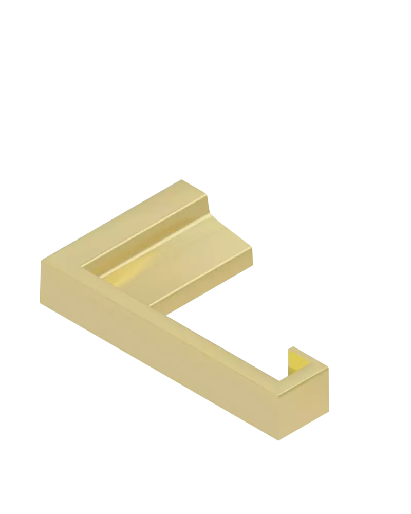 90° right threshold connector (threshold to glass) 1