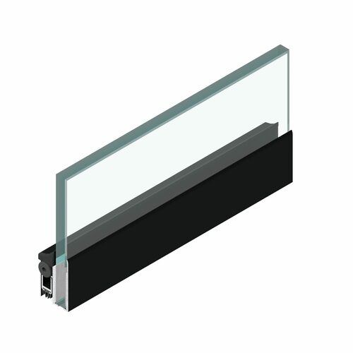 Uszczelka dolna opadająca - uniwersalna lewa/prawa 1