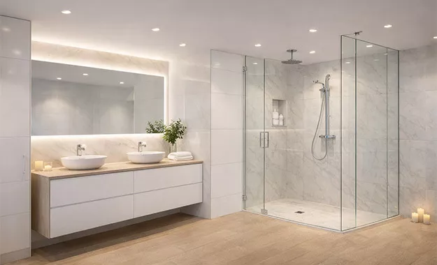 Jak urządzić łazienkę bez okna – sprawdzone sposoby na jasność i przestrzeń