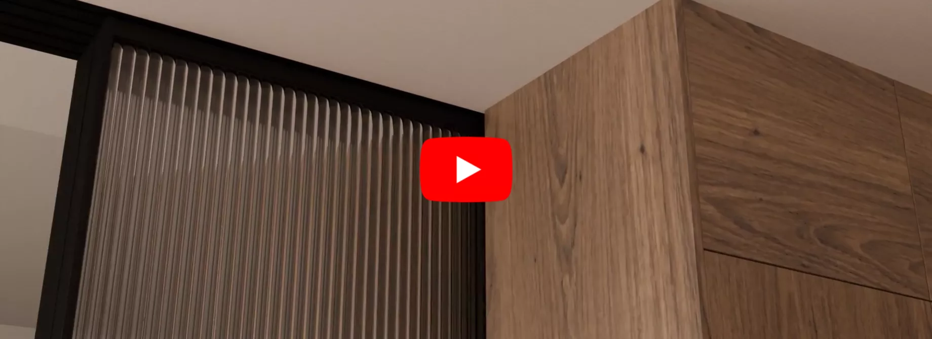 cglass - system magic - chowany w ścianie