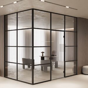 BLACK SERIES - OFFICE GLASS WALL SYSTEM